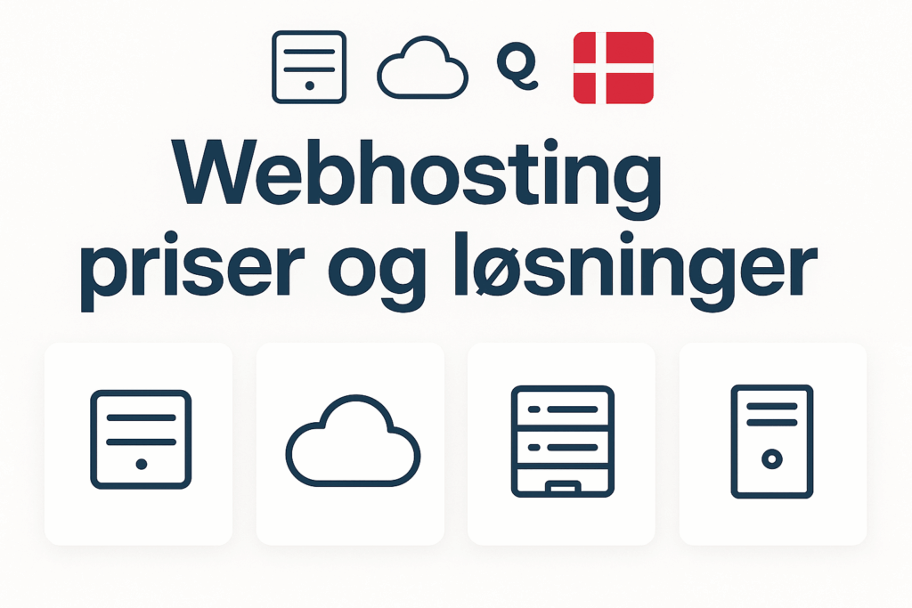 Webhosting priser og løsninger