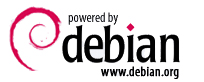 Powered by debian
